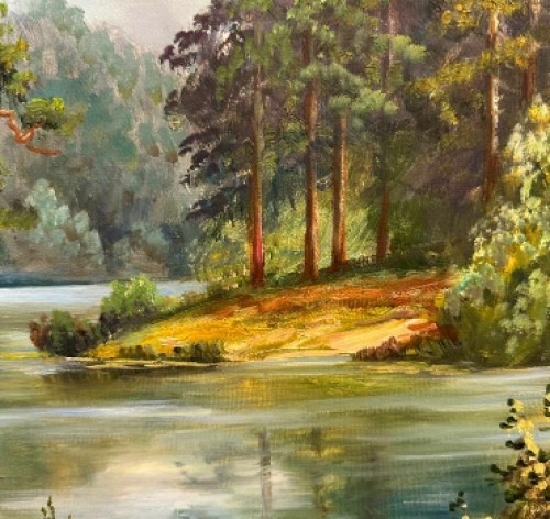 54ebc3eea5f52eb447ab2246ed4l--kartiny-i-panno-kartina-maslom-letnij-pejzazh-u-reki-1-70h50